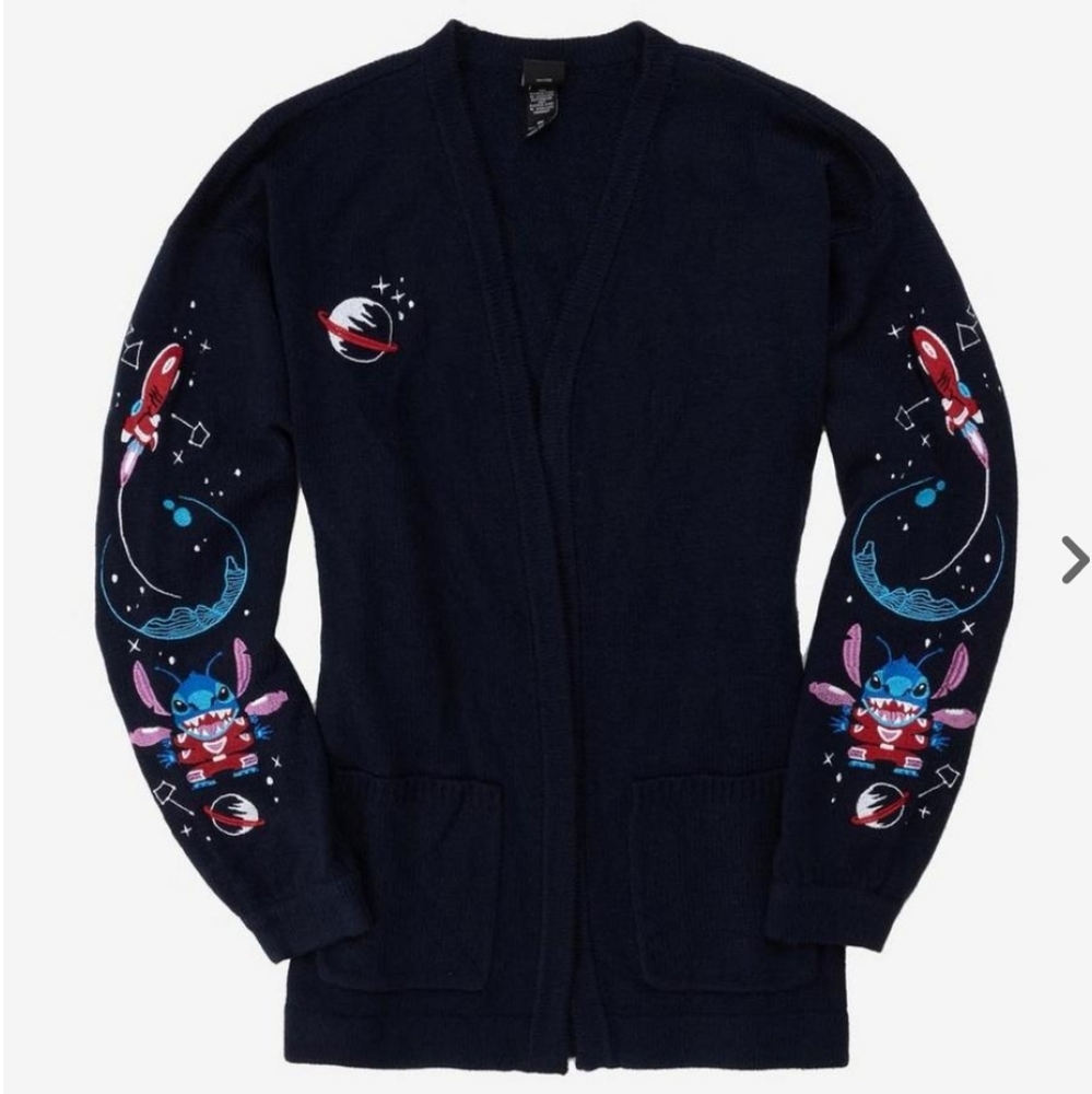 Disney Lilo & Stitch Space Girls Open Cardigan